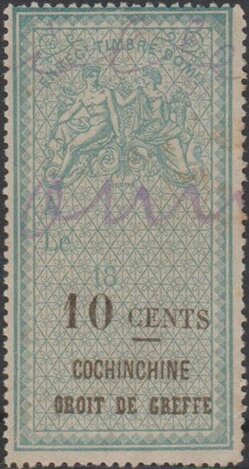 Stamp, Allegorical figures, French Cochin China,  , Gods and goddesses, Mythology