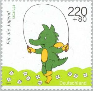 Stamp, Comic movie, Germany, Federal Republic,  , Cartoons, Children