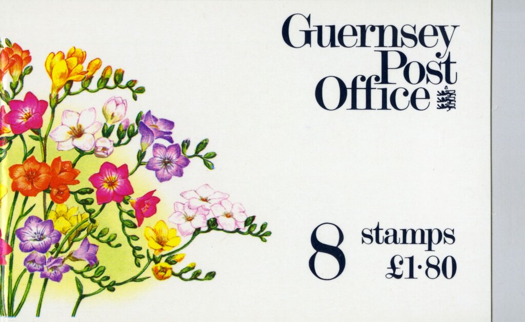 Guernsey Post Office Booklet 8 Stamps £ 1.80