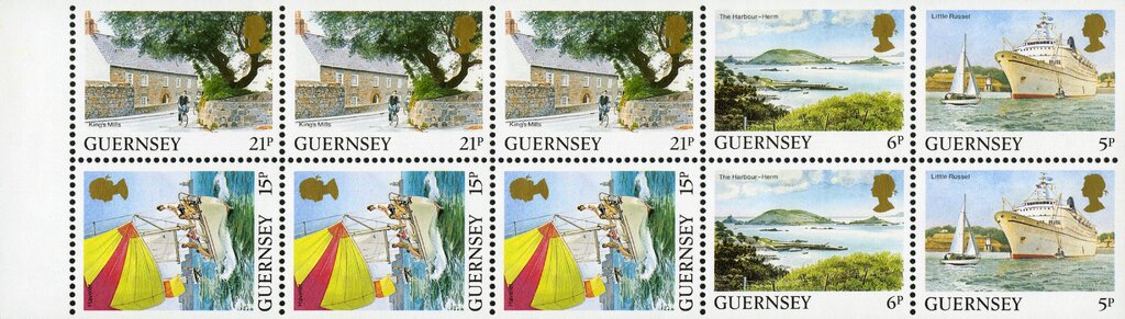 Guernsey Post Office Booklet Pane of £ 1.30