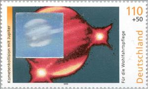 Stamp, The Cosmos, Germany, Federal Republic,  , Celestial Bodies, Stars