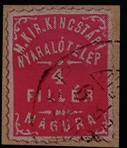 Stamp, Magura I., Hungary,  , Hotels, Letters (Alphabet)