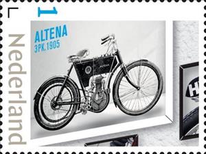 Stamp, Altena 3pk - 1905, Netherlands- Personalized stamps,  , Motorcycles