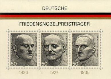Gustav Stresemann, Ludwig Quidde, Carl von Ossietzky