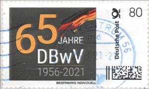 Stamp, 65 Years DBwV 1956-2021, Personalized and Private Mail Stamps,  , Organizations