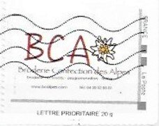 Stamp, BCA Broderie Confection des Alpes, Personalized and Private Mail Stamps,  , Crafts, Fashion, Logos, Textile, Textile Industry
