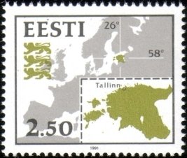 Map and Location of Estonia