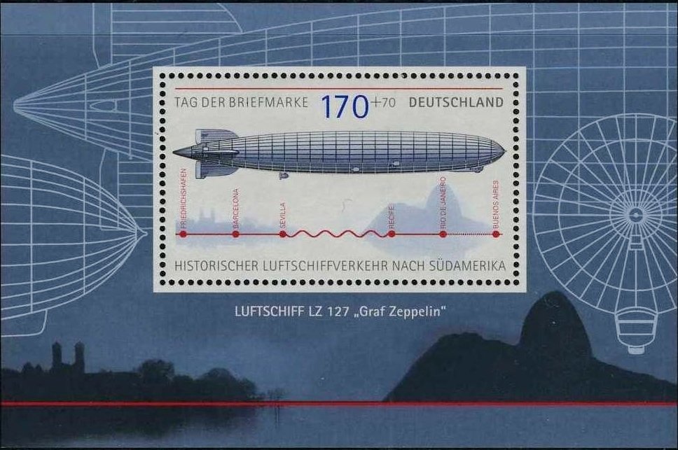 Historical air shipping to South America