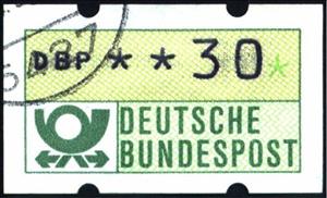 Stamp, Post horn, DBP bold, Germany, Federal Republic,  