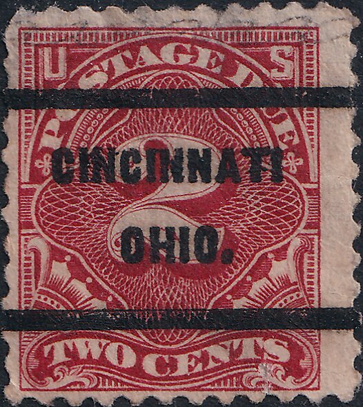 Postage Due - Lake - "Cincinnati" precancel