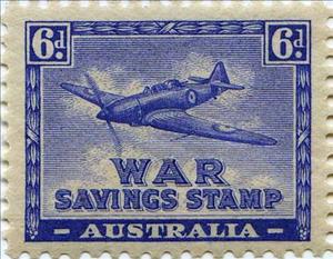 Stamp, Boulton Paul Defiant, Australia,  , Aircraft, Aviation, Second World War