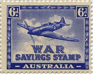 Stamp, Boulton Paul Defiant, Australia,  , Aircraft, Aviation, Second World War