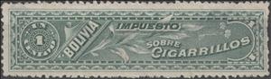 Stamp, Plant, Bolivia,  , Plants (Flora), Tobacco