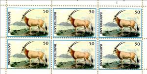 Mini Sheet, Antelope, Cinderellas,  , Animals (Fauna), Antelopes, Mammals
