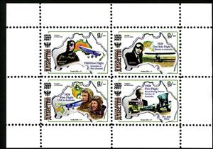 Mini Sheet, Aviation, Cinderellas,  , Aviation, Famous People