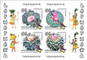 Mini Sheet, Cacti, Cinderellas,  , Cacti, Plants (Flora)