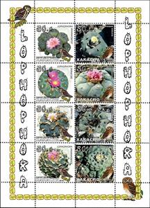 Mini Sheet, Cacti, Cinderellas,  , Cacti, Plants (Flora)
