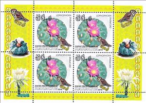 Mini Sheet, Cacti, Cinderellas,  , Cacti, Plants (Flora)