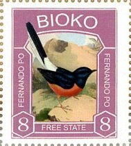 Stamp, Chestnut-bellied Dial Bird, Cinderellas,  , Animals (Fauna), Birds