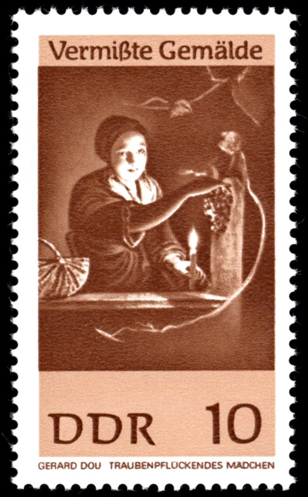 "Traubenpflückendes Mädchen"