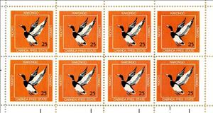 Mini Sheet, Duck, Cinderellas,  , Animals (Fauna), Birds, Ducks