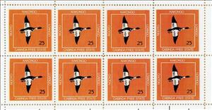Mini Sheet, Duck in flight, Cinderellas,  , Animals (Fauna), Birds, Ducks