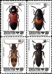 Se-tenant, Insects, Cinderellas,  , Animals (Fauna), Insects