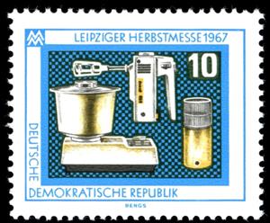 Stamp, Electric kitchen appliances, Germany, Democratic Republic,  
