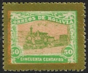 Stamp, Locomotive, Cinderellas,  , Locomotives, Railways