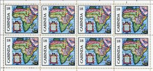 Mini Sheet, Map of Africa, Cinderellas,  , Maps