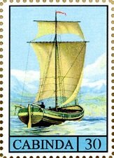 Stamp, Norwegian Jaegt, Cinderellas,  , Sailing Ships, Ships