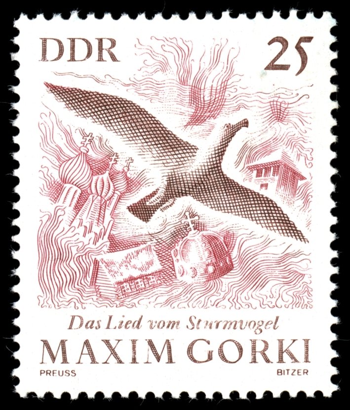 The Song of the Stormy Petrel (symbolic Illustration)