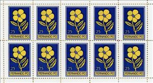 Mini Sheet, Yellow flower, Cinderellas,  , Flowers, Plants (Flora)