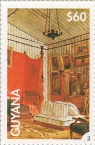 Stamp, Count Mornay's Apartment, Guyana,  , Painters, Paintings