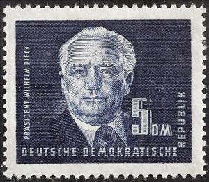 Stamp, State President Wilhelm Pieck, Germany, Democratic Republic,  , Heads of State, Famous People