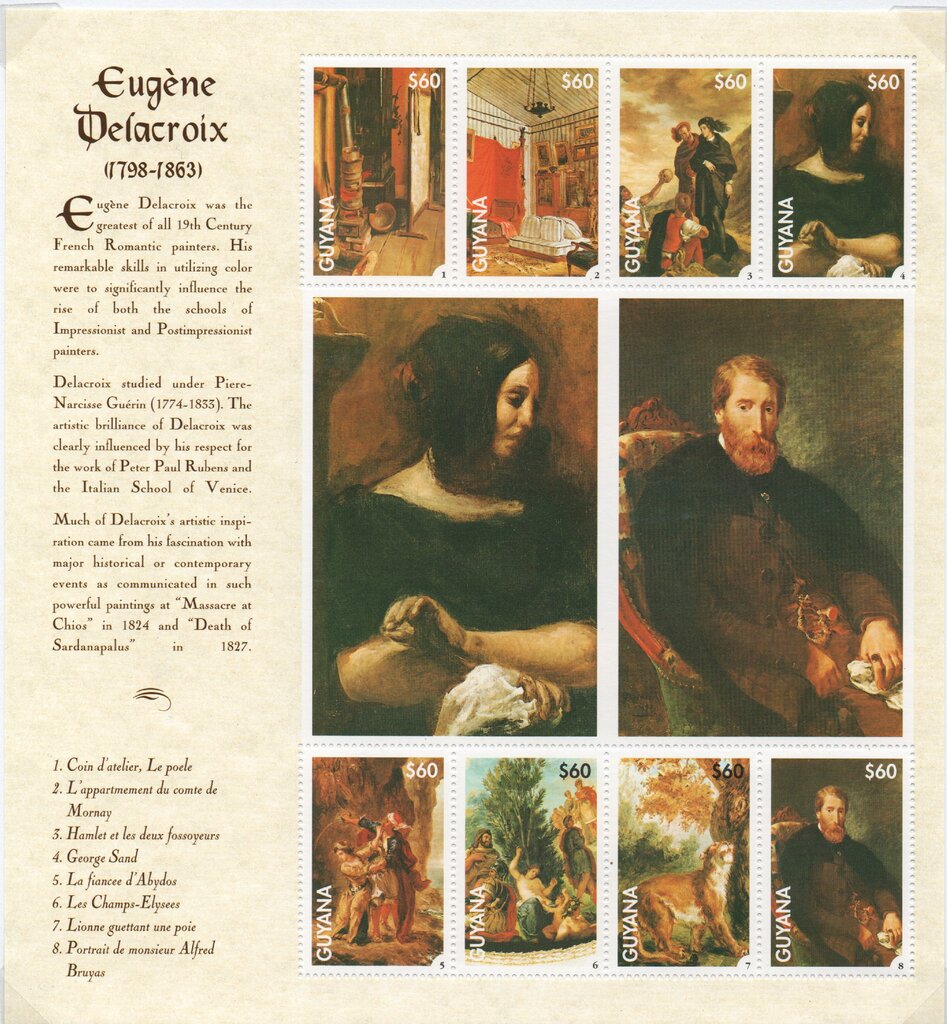 Paintings by Eugene Delacroix