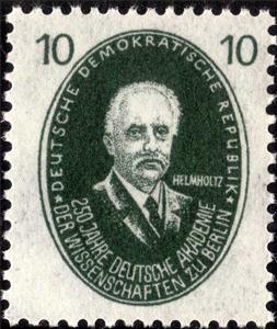 Stamp, Helmholtz, Prof. Dr.Hermann, Germany, Democratic Republic,  