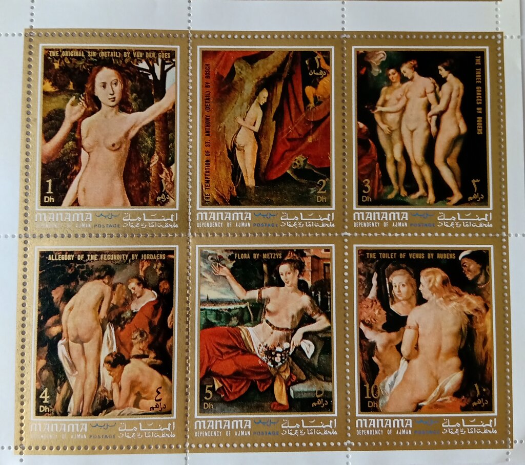 Nude paintings by old masters