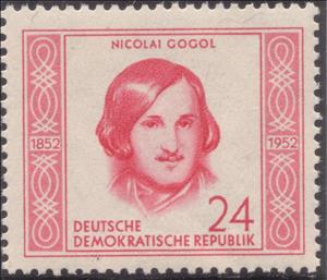 Stamp, Gogol, Nikolaj, Germany, Democratic Republic,  , Famous People