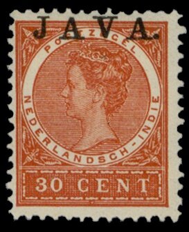 Stamp, Queen Wilhelmina (Overprinted `Java`), Netherlands East Indies,  , Butterflies, Crowns and Coronets, Famous People, Heads of State, Queens, Royalty