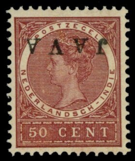 Queen Wilhelmina (Overprinted `Java`)