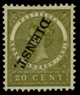 Regular Issues of 1883-1909 overprinted (Dienst)