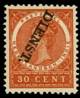 Regular Issues of 1883-1909 overprinted (Dienst)