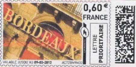 Stamp, Bordeaux, Personalized and Private Mail Stamps,  , Townscapes / City Views