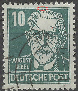 Stamp, Bebel, Germany, Democratic Republic,  