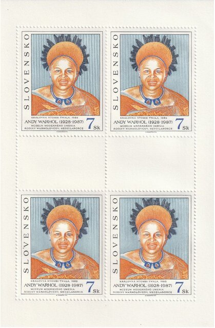 Queen Ntombi Twala, by Andy Warhol