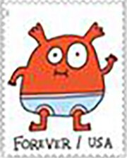 Orange Message Monster
