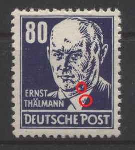 Stamp, Thälmann, Germany, Democratic Republic,  