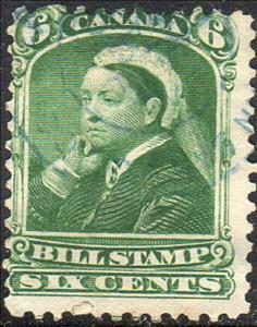 Stamp, Queen Victoria 1868 Third Bill Issue, Canada,  , Famous People, Heads of State, Queens, Royalty, Women