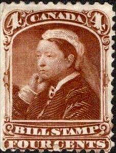 Stamp, Queen Victoria 1868 Third Bill Issue, Canada,  , Famous People, Heads of State, Queens, Royalty, Women